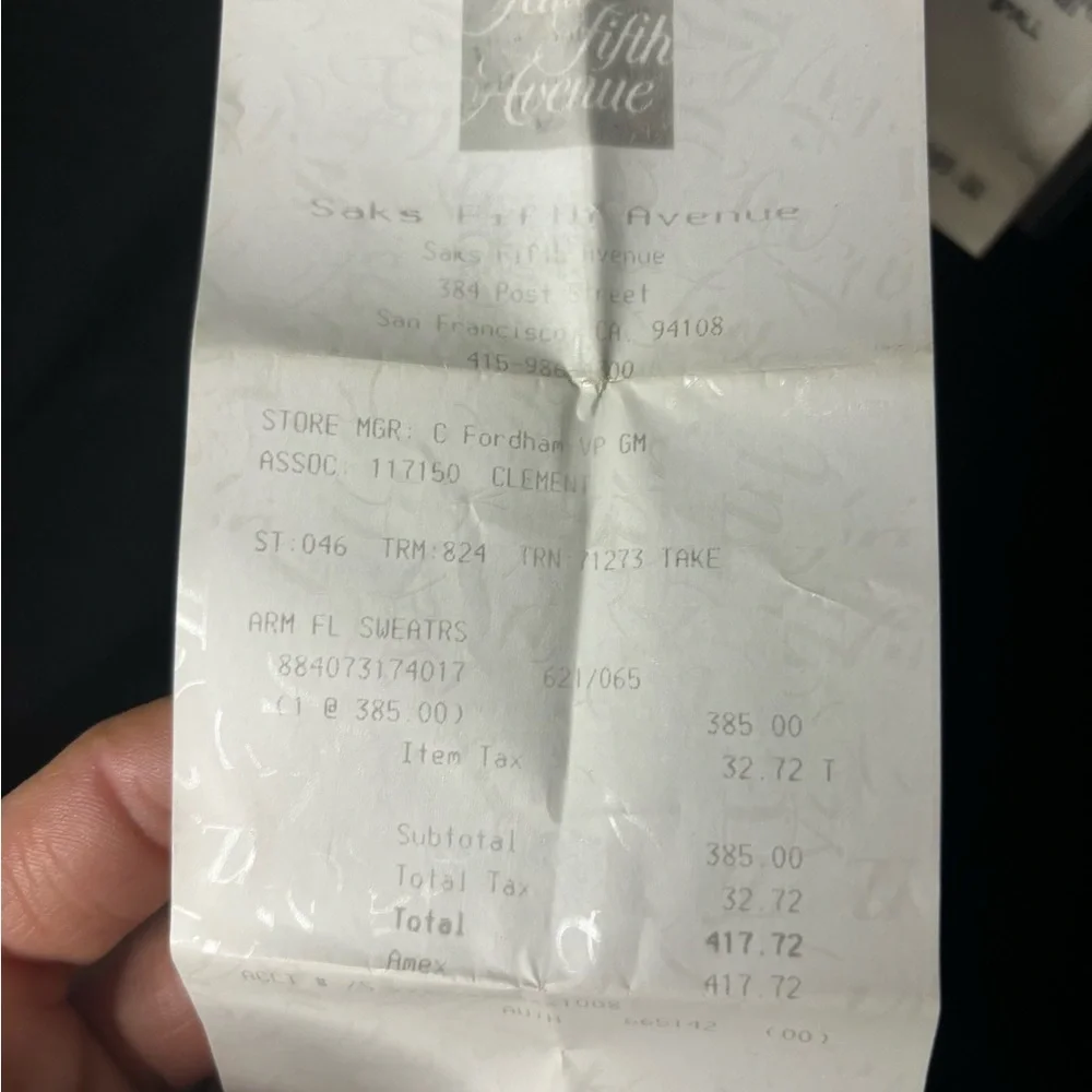 Armani collezioni men’s black sweater shirt - Picture 3 of 6